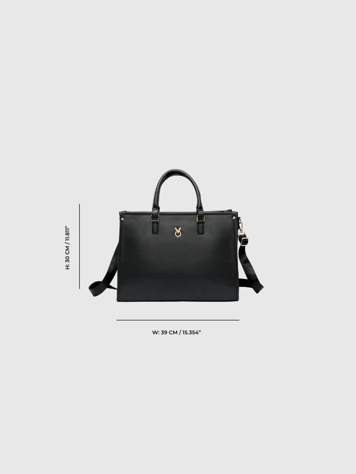 CLASSIC BLACK TOTE BAG