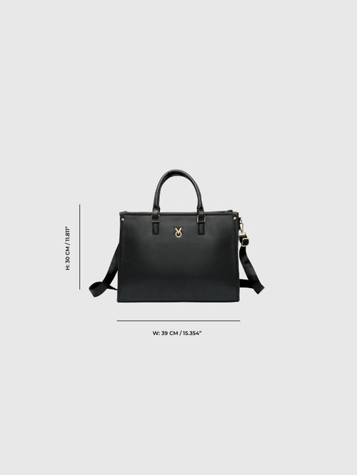 CLASSIC BLACK TOTE BAG