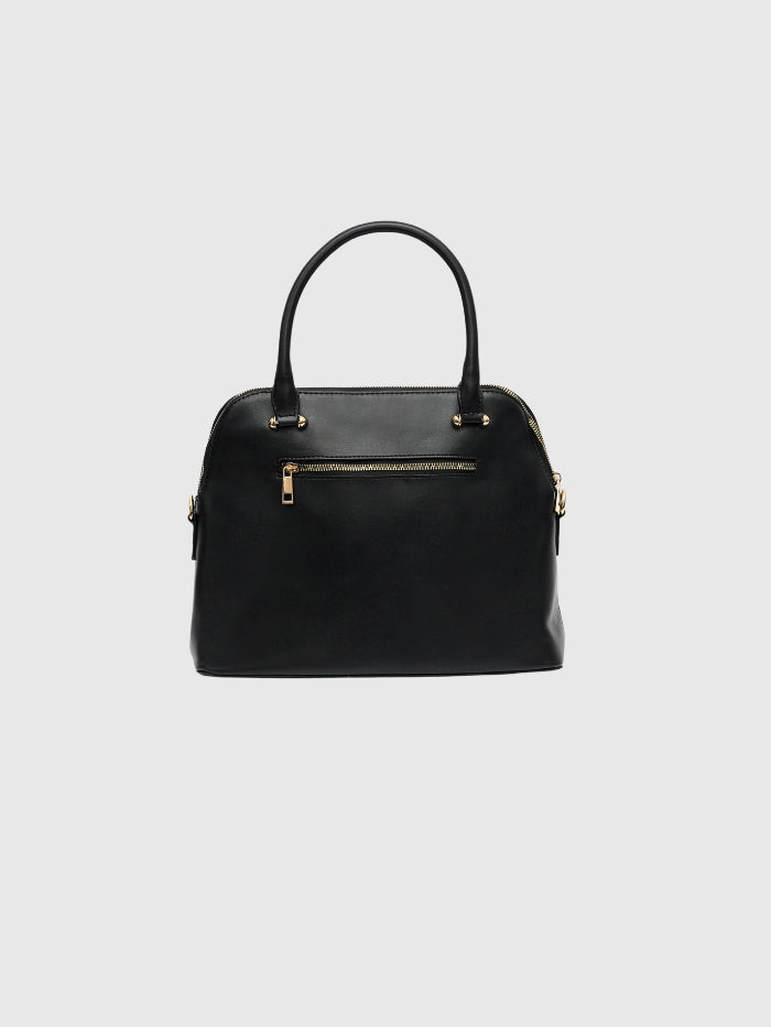 CLASSIC BLACK SATCHEL BAG