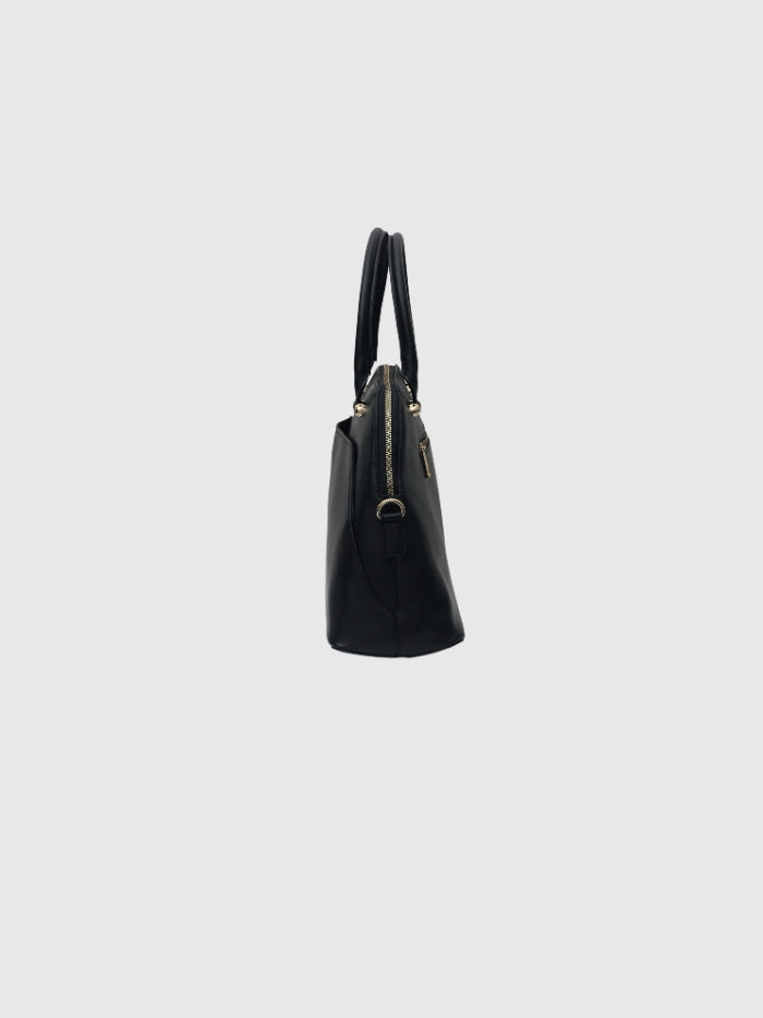 CLASSIC BLACK SATCHEL BAG