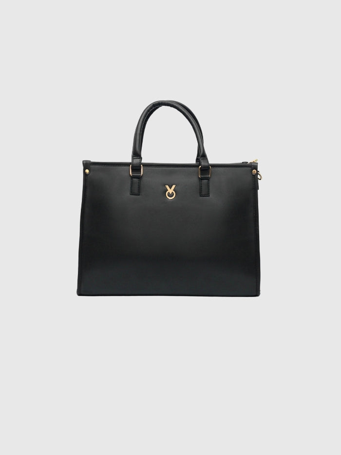 CLASSIC BLACK TOTE BAG