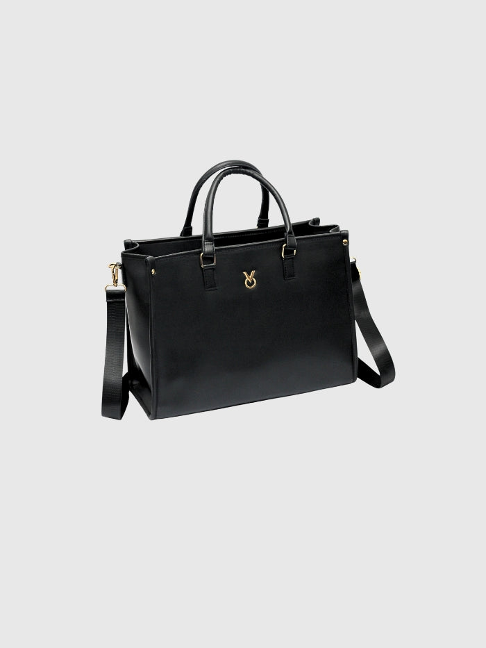 CLASSIC BLACK TOTE BAG