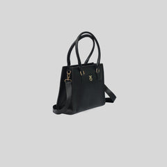 CLASSIC BLACK TOTE BAG - MEDIUM