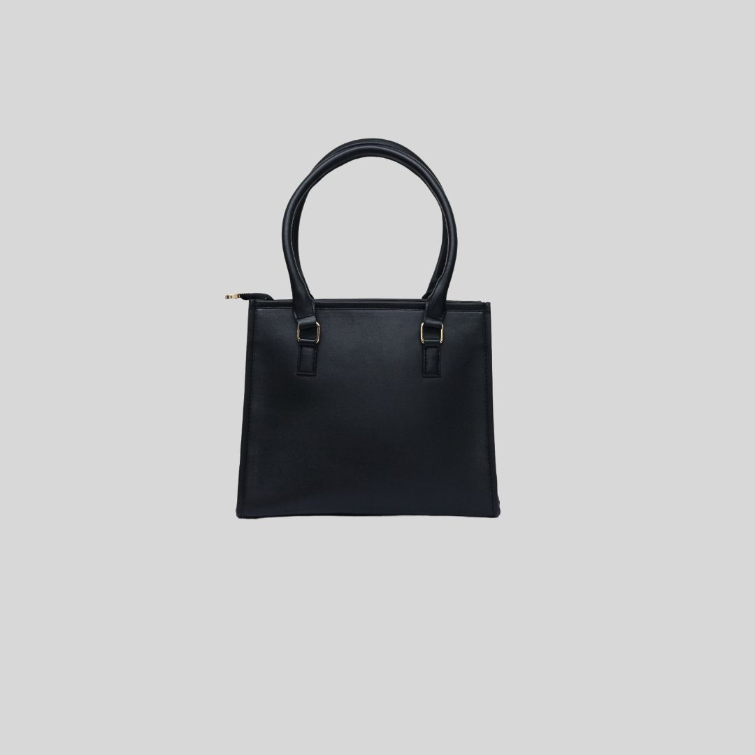 CLASSIC BLACK TOTE BAG - MEDIUM