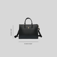 CLASSIC BLACK TOTE BAG