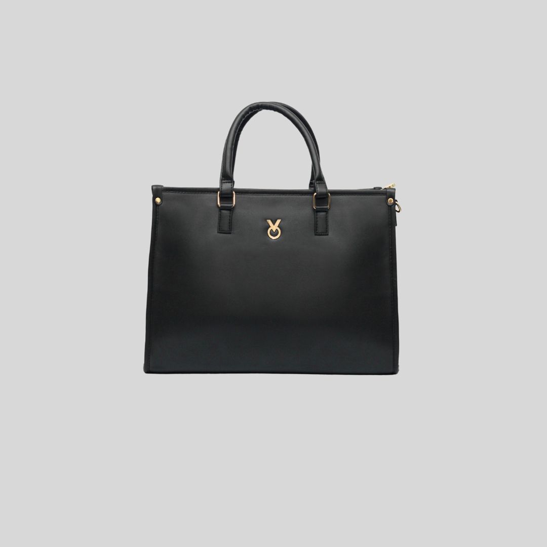 CLASSIC BLACK TOTE BAG