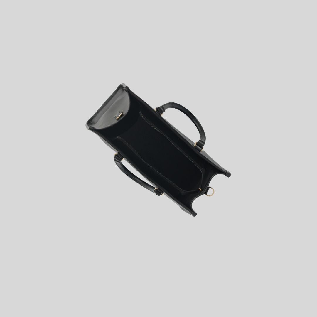 CLASSIC BLACK TOTE BAG