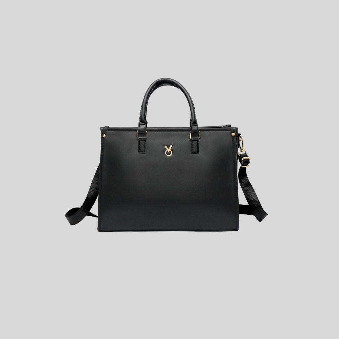 CLASSIC BLACK TOTE BAG