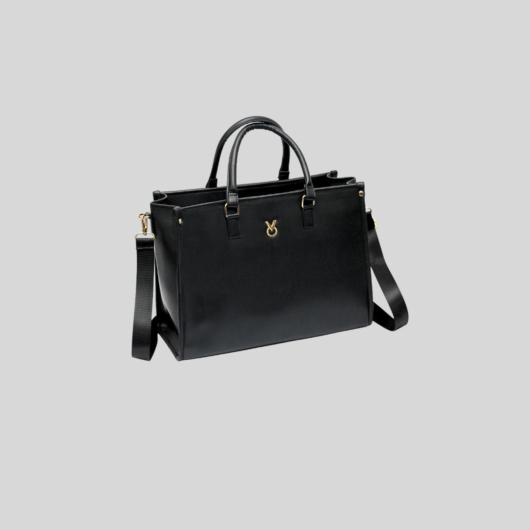 CLASSIC BLACK TOTE BAG